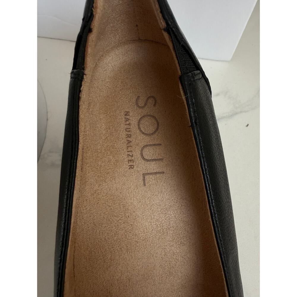 SOUL Naturalizer About Time Women's 8.5M Black Comfort Platform Wedge Pump Shoes - Picture 10 of 14